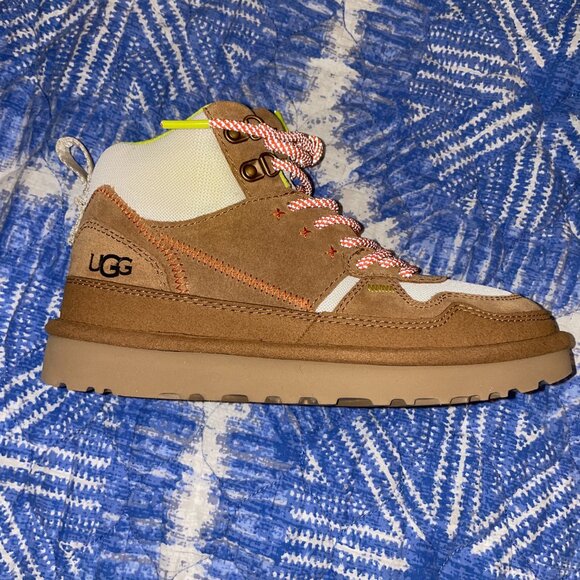 New UGG Highland Hi Heritage Chestnut Women Suede Lace up Shoe Boot Size 6 Women - Picture 4 of 7